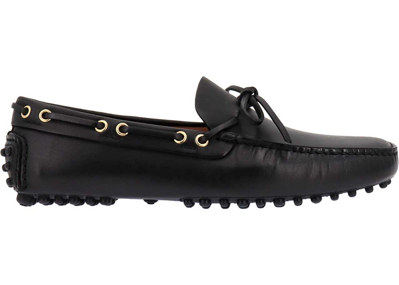 Car Shoe Other Materials Loafers BLACK