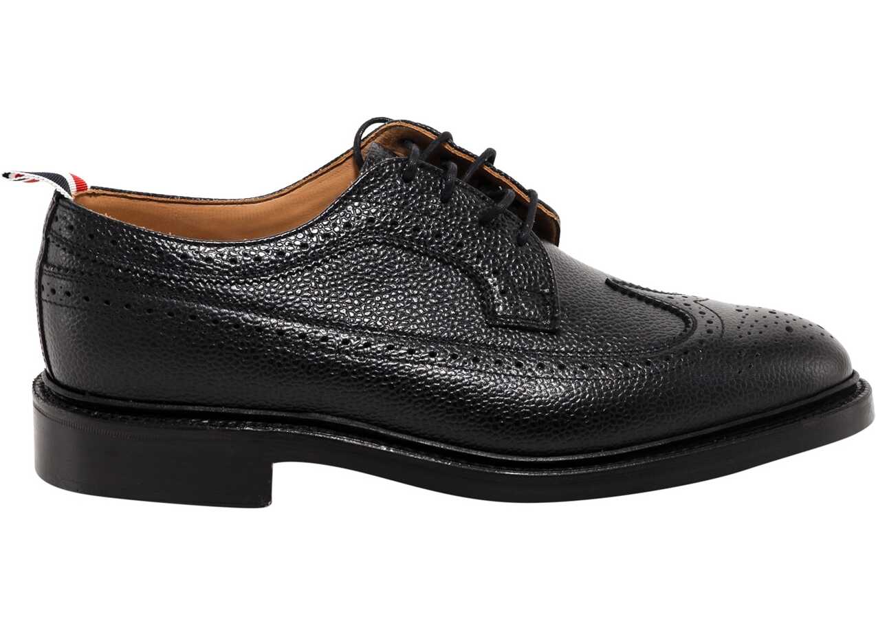 Thom Browne Other Materials Lace-Up Shoes BLACK
