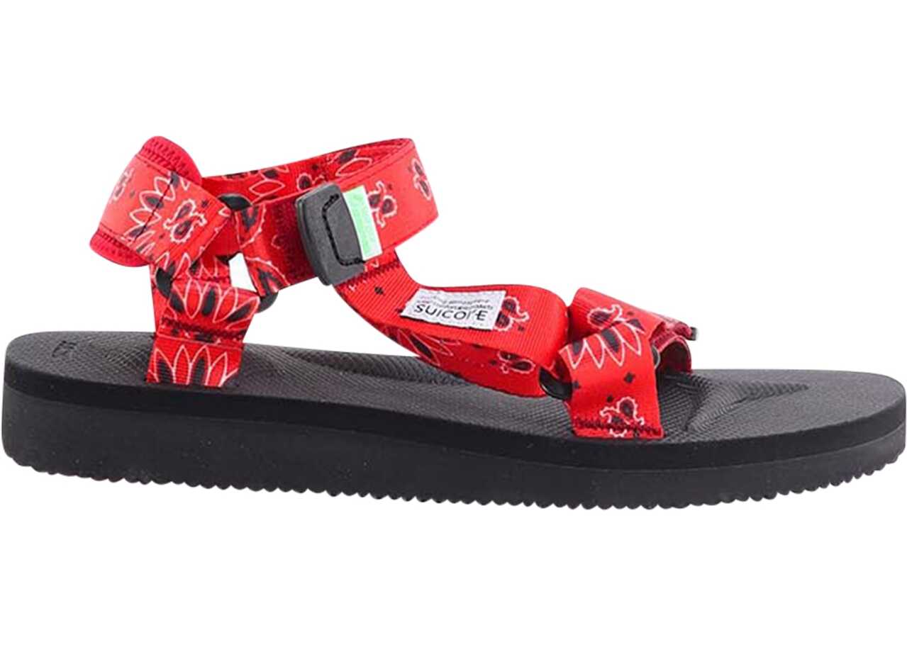 Suicoke Nylon Sandals RED