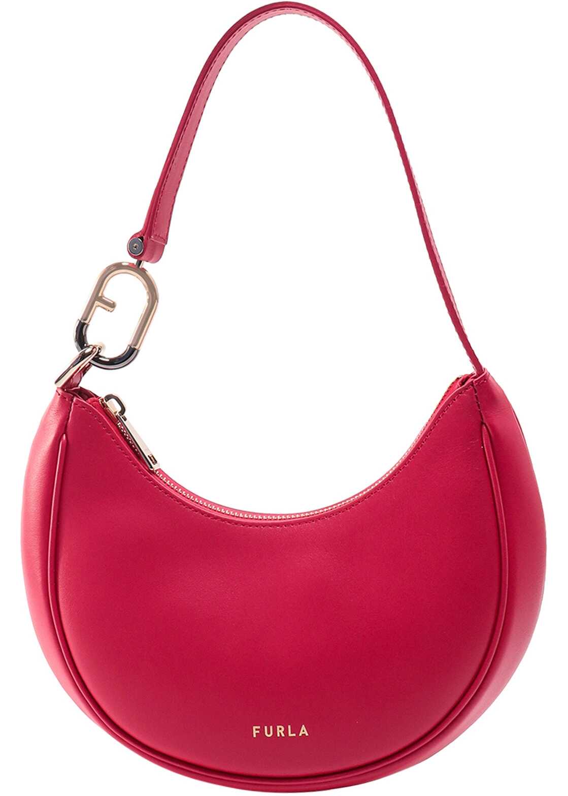 Furla Leather Shoulder Bag PINK