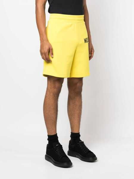 Pantaloni scurti Moschino Bermuda With Logo YELLOW Barbati (BM 9928025) 3