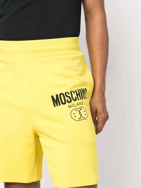 Pantaloni scurti Moschino Bermuda With Logo YELLOW Barbati (BM 9928025) 5