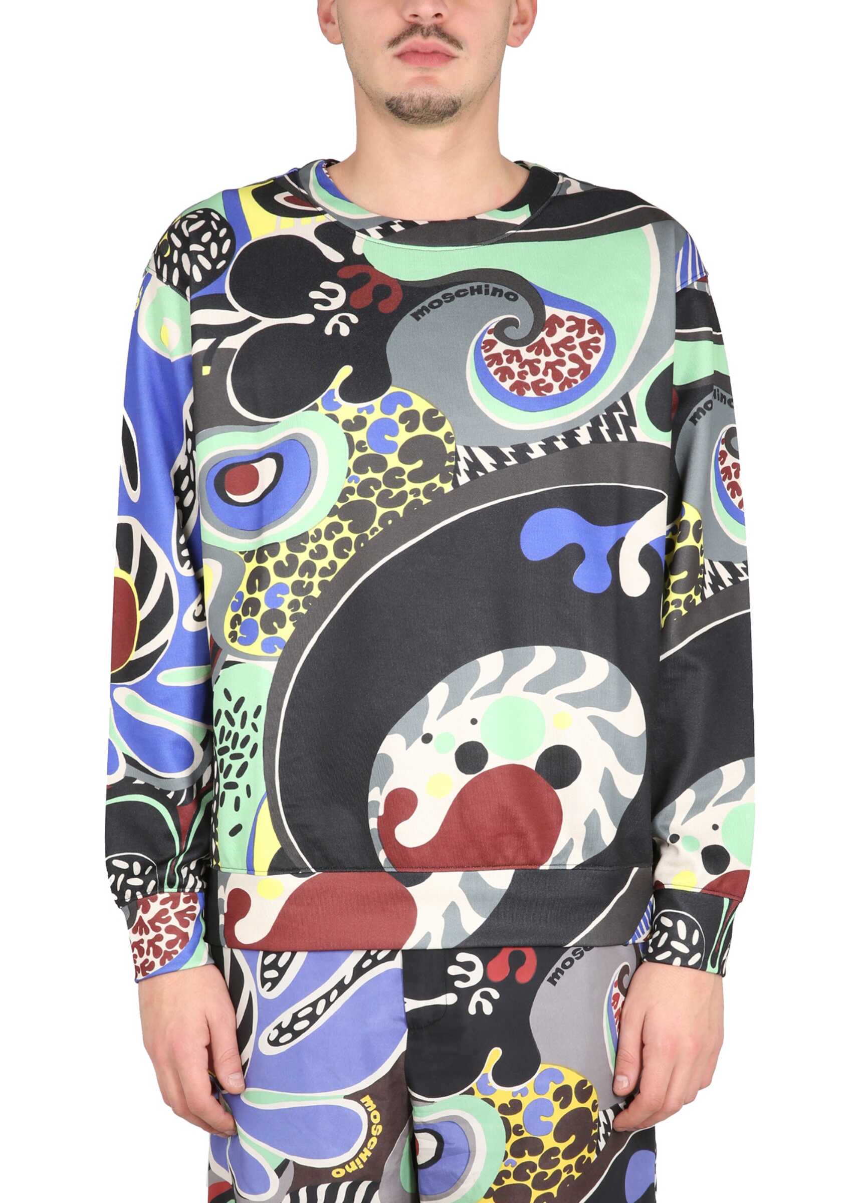 Moschino Psychedelic Print Sweatshirt MULTICOLOUR