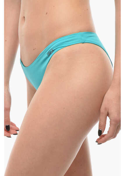 Bikini Karl Lagerfeld Solid Color Bikini Bottom With Silver Logo Light Blue Femei (BM 9929879) 2