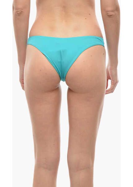 Bikini Karl Lagerfeld Solid Color Bikini Bottom With Silver Logo Light Blue Femei (BM 9929879) 3