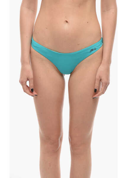Bikini Karl Lagerfeld Solid Color Bikini Bottom With Silver Logo Light Blue Femei (BM 9929879) 1