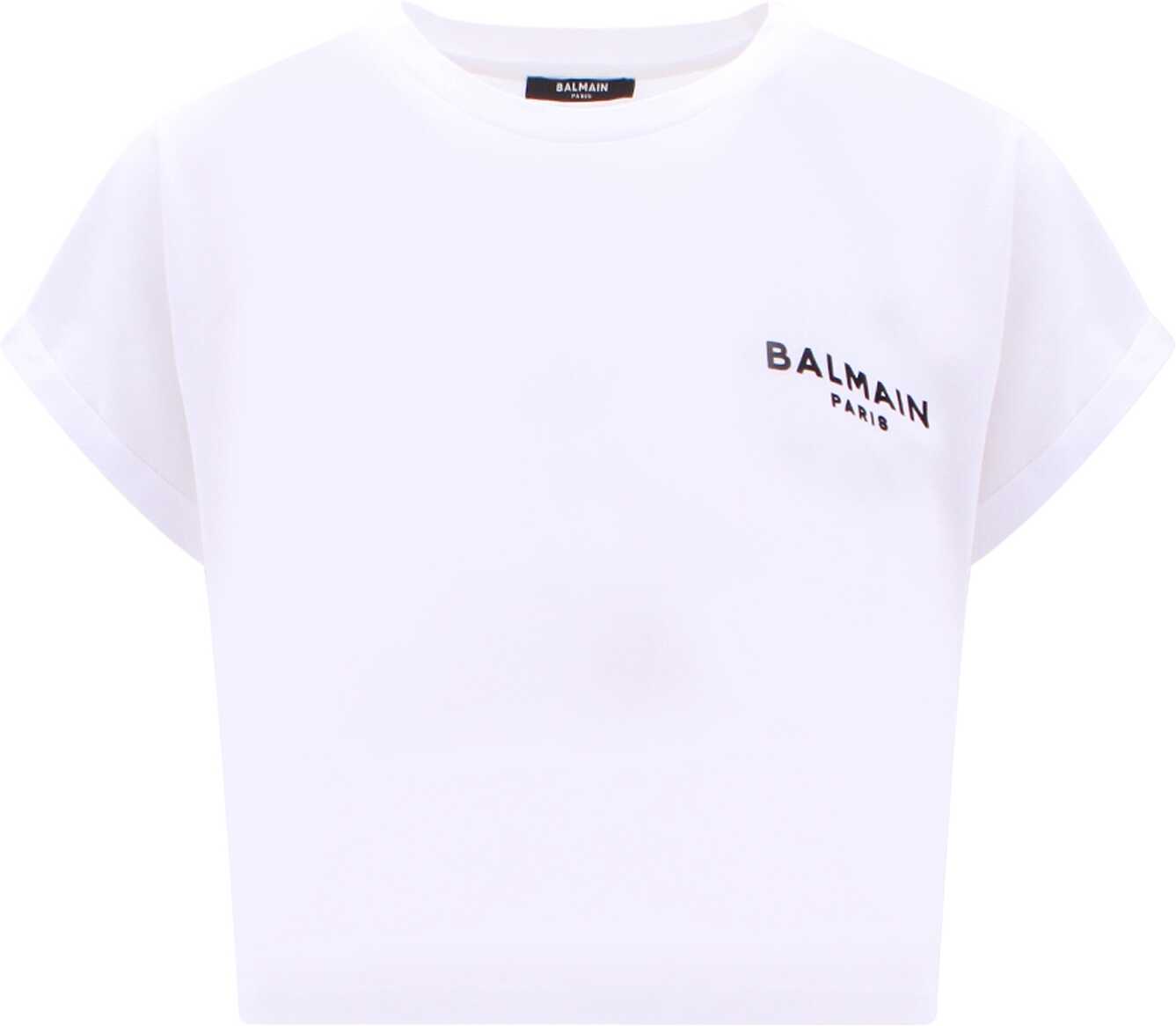 Balmain Cotton T-Shirt WHITE