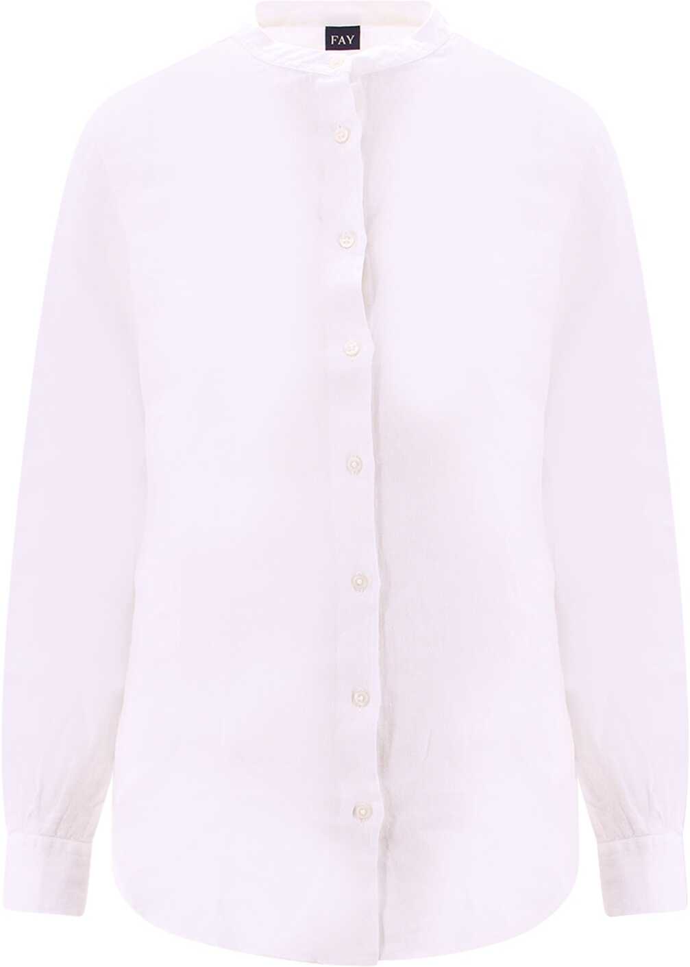 Fay Linen Shirt WHITE
