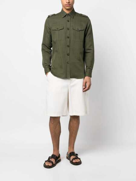 Camasi PT TORINO PT Torino Shirt TL6SSY020CPT.FT40 0455 GREEN Green Barbati (BM 9938831) 2