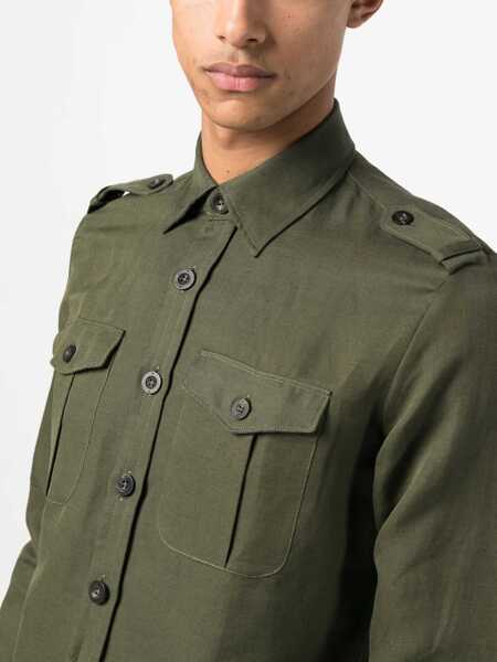 Camasi PT TORINO PT Torino Shirt TL6SSY020CPT.FT40 0455 GREEN Green Barbati (BM 9938831) 5