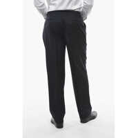 Pantaloni eleganti pentru Barbati pagina 2 - Pantaloni eleganti CORNELIANI Virgin Wool Mantua Pants Blue Barbati (BM 9940133) - B-mall.ro