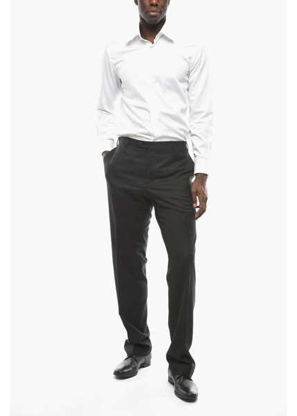 Pantaloni eleganti CORNELIANI 17,75 Microns Wool Leader Pants Black Barbati (BM 9940154) 3