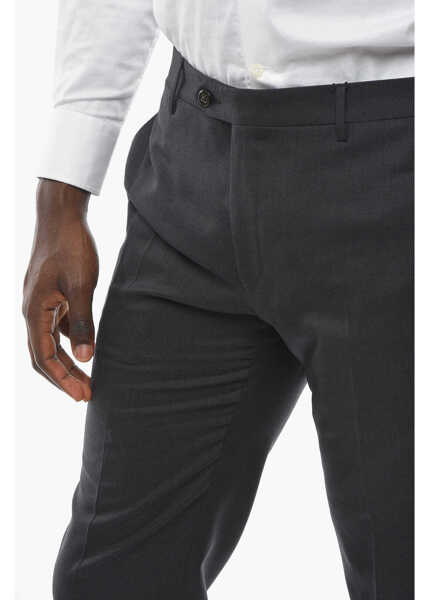 Pantaloni eleganti CORNELIANI 15,75 Microns Virgin Wool Academy Pants Gray Barbati (BM 9940211) 3