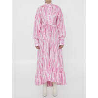Rochii elegante Flounced Maxi Dress Femei