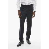 Pantaloni eleganti Virgin Wool Mid Rise Pants Barbati