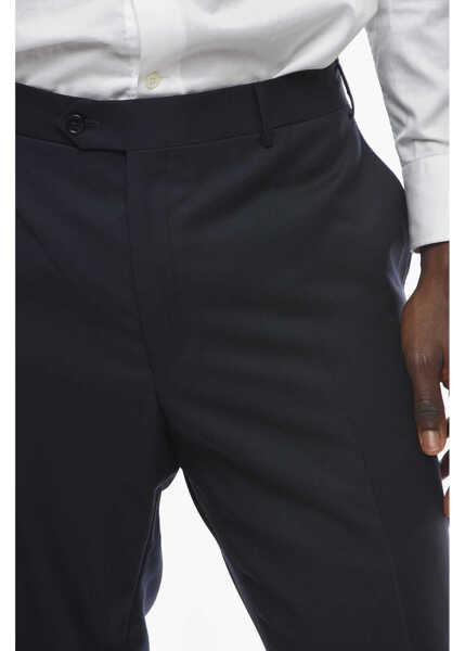 Pantaloni eleganti CORNELIANI Pants Mantua With Belt Loops Blue Barbati (BM 9940580) 2