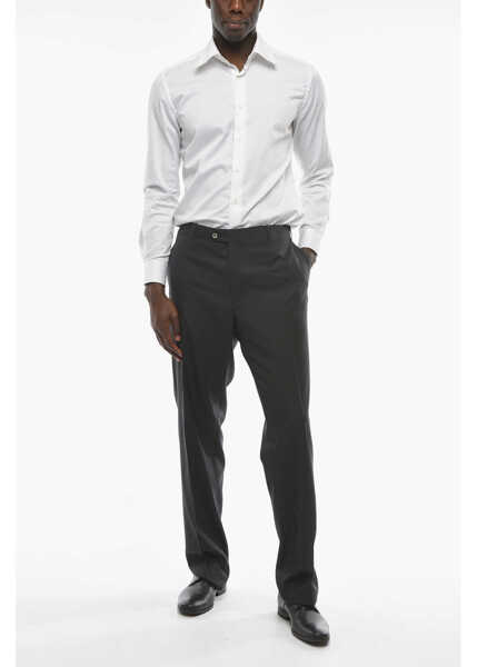 Pantaloni eleganti CORNELIANI Virgin Wool Mantua Pants Gray Barbati (BM 9940652) 3