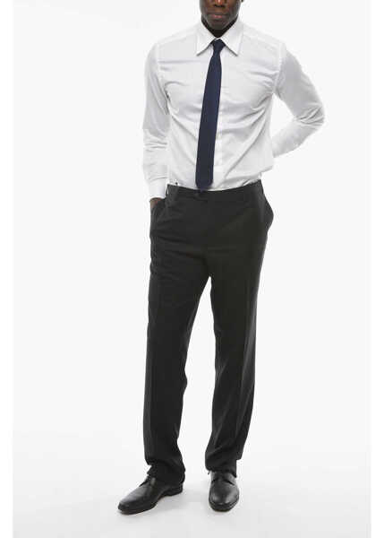 Pantaloni eleganti CORNELIANI Mid Rise Leader Pants Blue Barbati (BM 9940658) 4