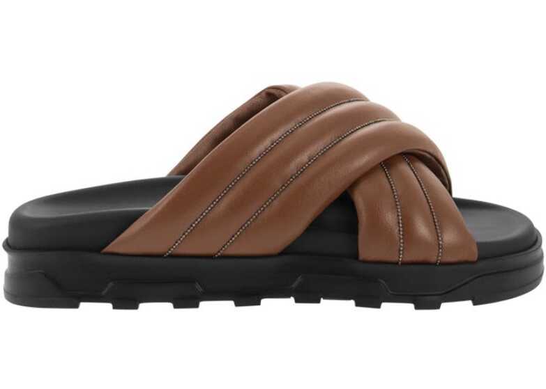 Fabiana Filippi Other Materials Sandals BROWN