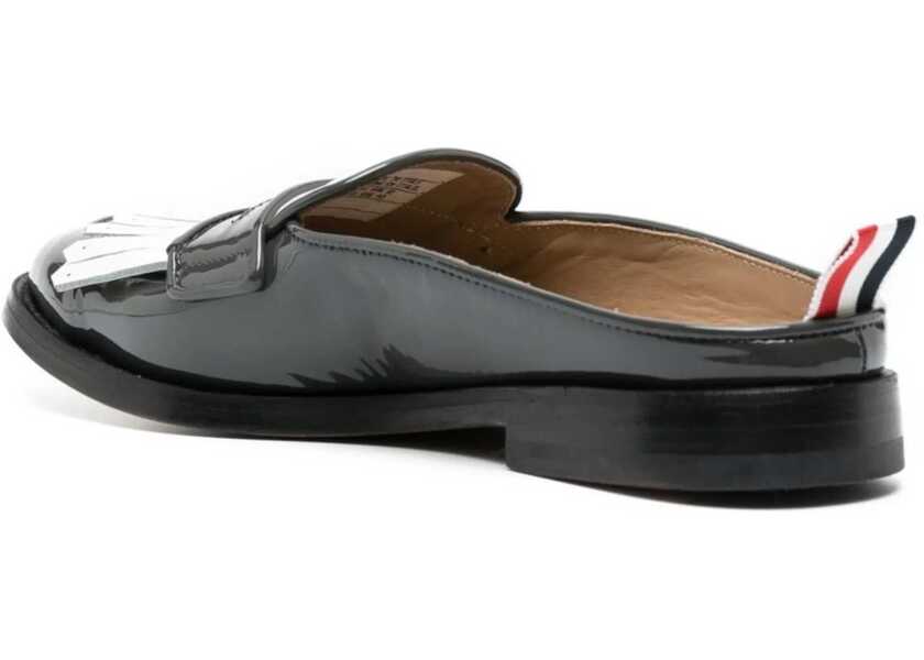 Mocasini Thom Browne Kilt Varsity Penny Loafer GREY Femei (BM 9942248) 3