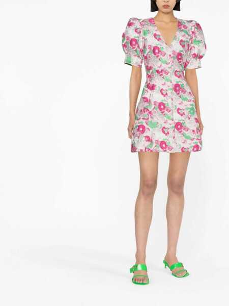 Rochii casual Ganni 3D Jacquard Mini Dress MULTICOLOUR Femei (BM 9942254) 4