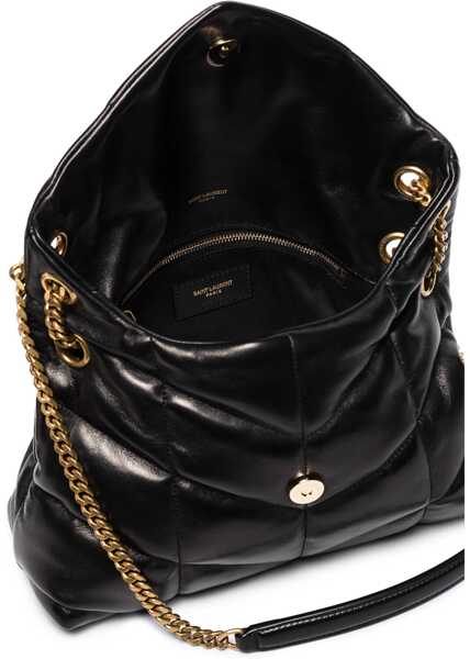 Genti de umar Saint Laurent LouLou Shoulder Bag BLACK Femei (BM 9943508) 5