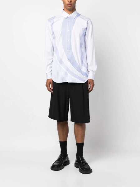 Camasi casual Comme des Garons Cotton Shirt AZURE Barbati (BM 9943649) 2