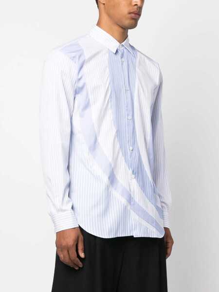 Camasi casual Comme des Garons Cotton Shirt AZURE Barbati (BM 9943649) 3