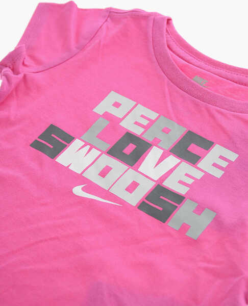 Tricouri Nike Front Printed Crew-Neck T-Shirt Pink Baieti (BM 9944021) 2