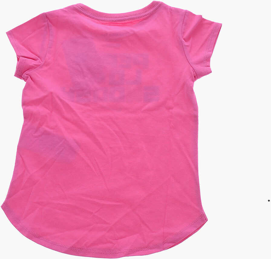 Tricouri Nike Front Printed Crew-Neck T-Shirt Pink Baieti (BM 9944021) 3