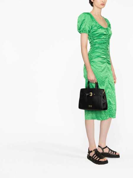 Genti de mana Versace Jeans Couture Faux Leather Handbag With Golden Buckle Black Femei (BM 9944102) 2