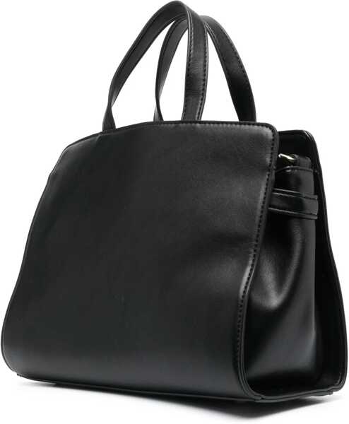 Genti de mana Versace Jeans Couture Faux Leather Handbag With Golden Buckle Black Femei (BM 9944102) 4