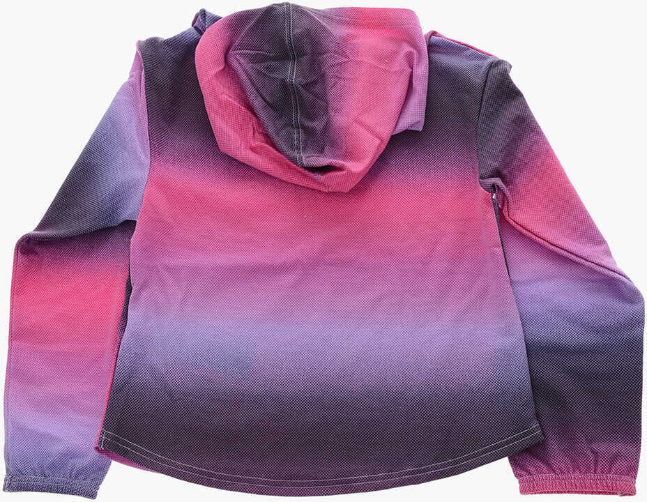 Bluze de trening Converse All Star Chuck Taylor Gradient Effect Boxy Fit Hoodie Violet Baieti (BM 9944222) 3