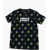 Converse All Star Chuck Taylor All-Over Logo Printed Crew-Neck T-Shir Black
