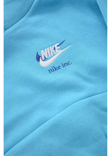 Bluze de trening Nike Solid Color Fleeced-Cotton Hoodie Light Blue Baieti (BM 9944399) 2