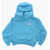 Nike Solid Color Fleeced-Cotton Hoodie Light Blue