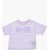 Converse All Star Chuck Taylor Logo Printed Crew-Neck T-Shirt Violet