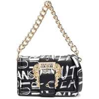 Genti tip postas Jeans Couture All-Over Logo Printed Faux Leather Shoulder Ba Femei