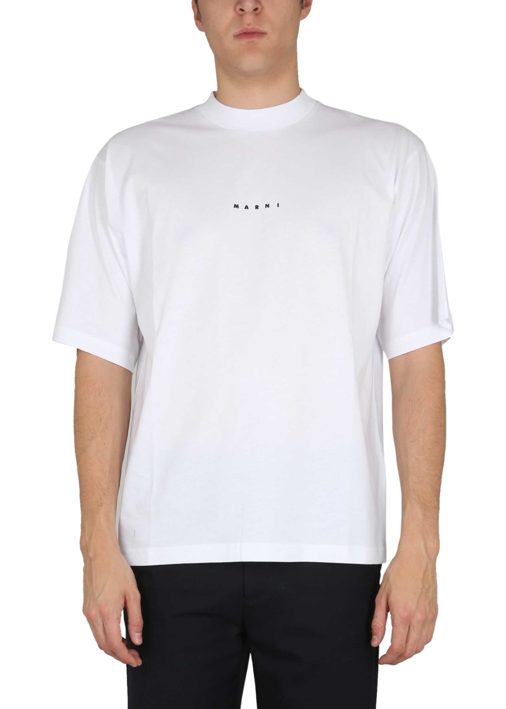 Marni Crewneck T-Shirt WHITE