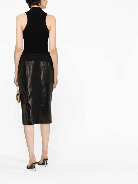 Fuste casual Tom Ford Silk Blend Skirt BLACK Femei (BM 9946694) 4