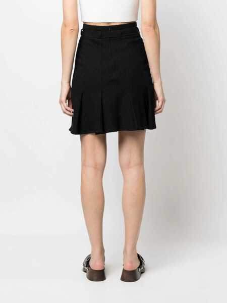Fuste casual Patou Pleated Skirt BLACK Femei (BM 9948299) 4