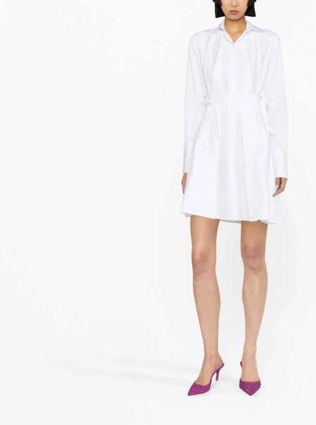 Rochii casual Patou Pleated Shirt Dress WHITE Femei (BM 9948323) 2