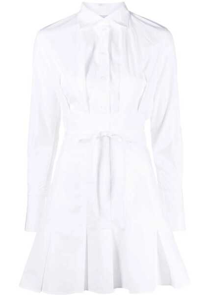Rochii casual Patou Pleated Shirt Dress WHITE Femei (BM 9948323) 1