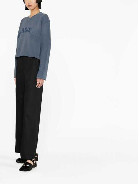 Bluze de trening Maison Margiela Cropped Sweatshirt BLUE Femei (BM 9948482) 3