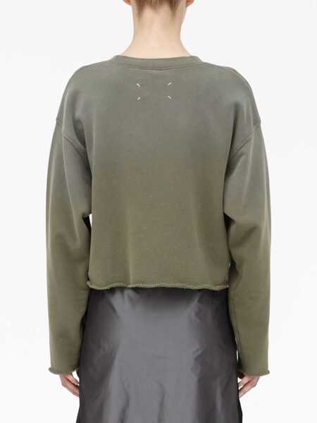 Hanorace Maison Margiela Vintage Sweatshirt MILITARY GREEN Femei (BM 9948485) 4