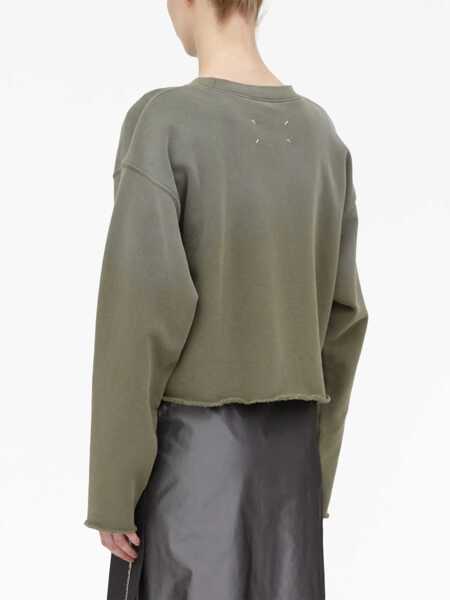 Hanorace Maison Margiela Vintage Sweatshirt MILITARY GREEN Femei (BM 9948485) 5