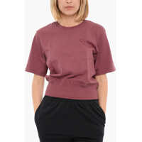 Tricouri Crew-Neck T-Shirt With Ribbed Details Femei