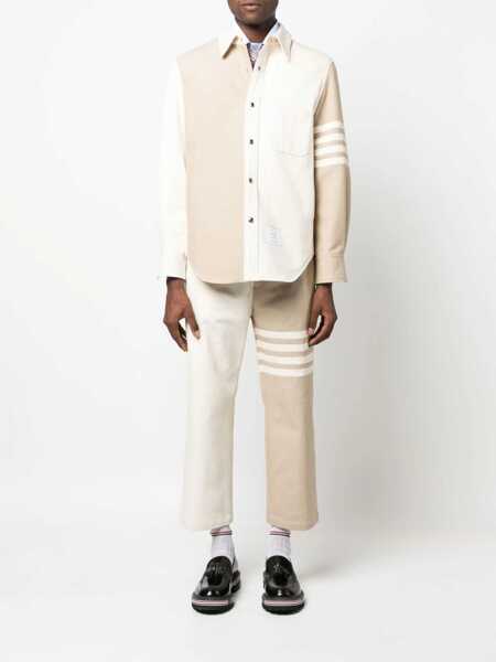 Jachete Thom Browne Denim Jacket BROWN Barbati (BM 9950228) 2