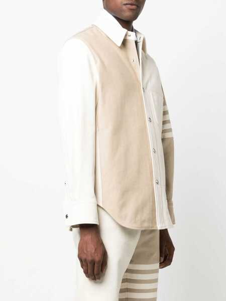 Jachete Thom Browne Denim Jacket BROWN Barbati (BM 9950228) 3