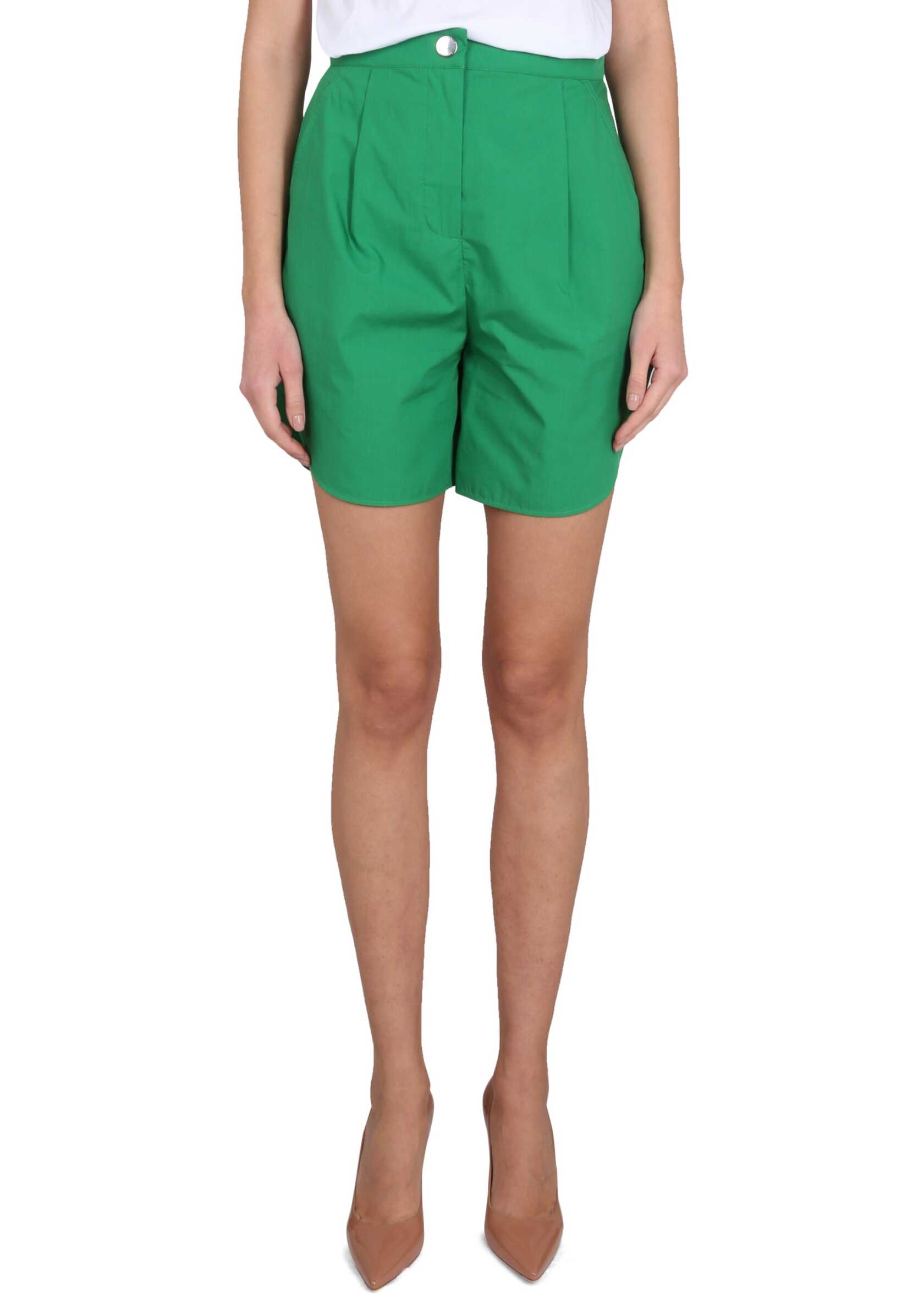 LOVE Moschino "Sport Chic" Shorts GREEN image8